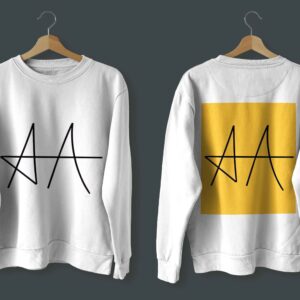 AA white Printed Tshirt