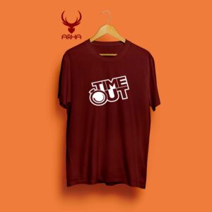 TIME OUT Printed Tshirt